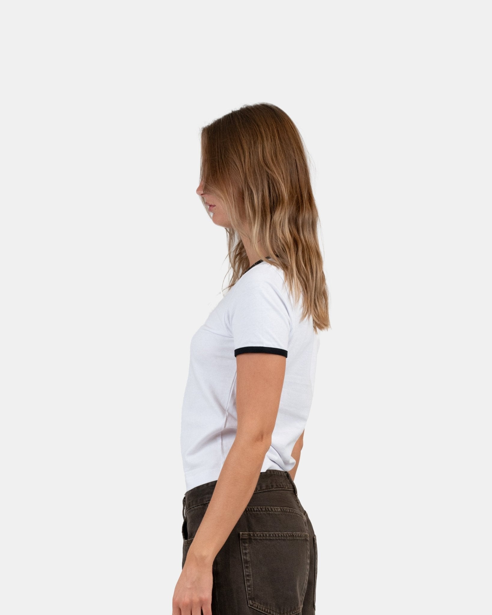 Contrast Baby Tee Hvid | Skagen - clothing.dk